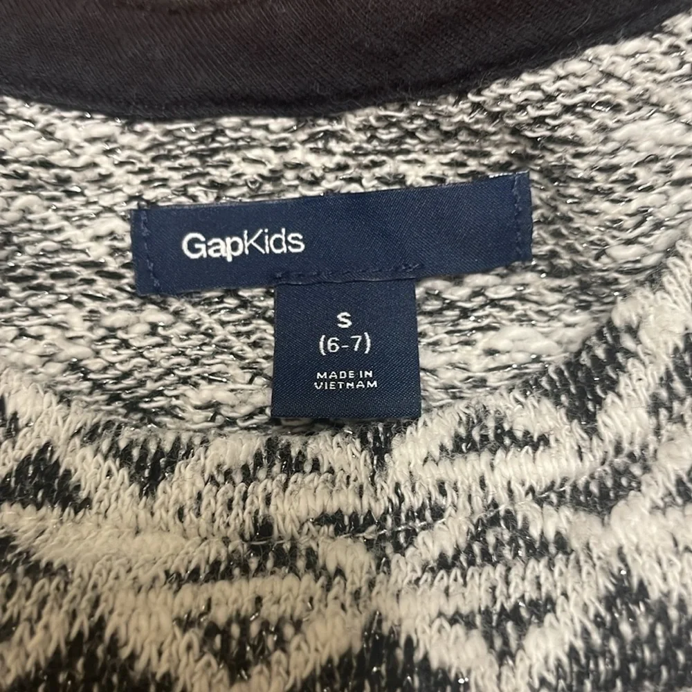 Gap girls shift dress with sparkle size S